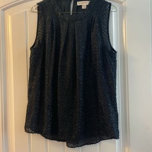 Michael Kors New Years tinsel top